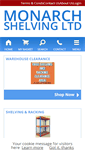 Mobile Screenshot of monarchshelving.co.uk